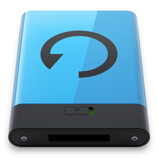 Blue Backup B Icon 512x512 png
